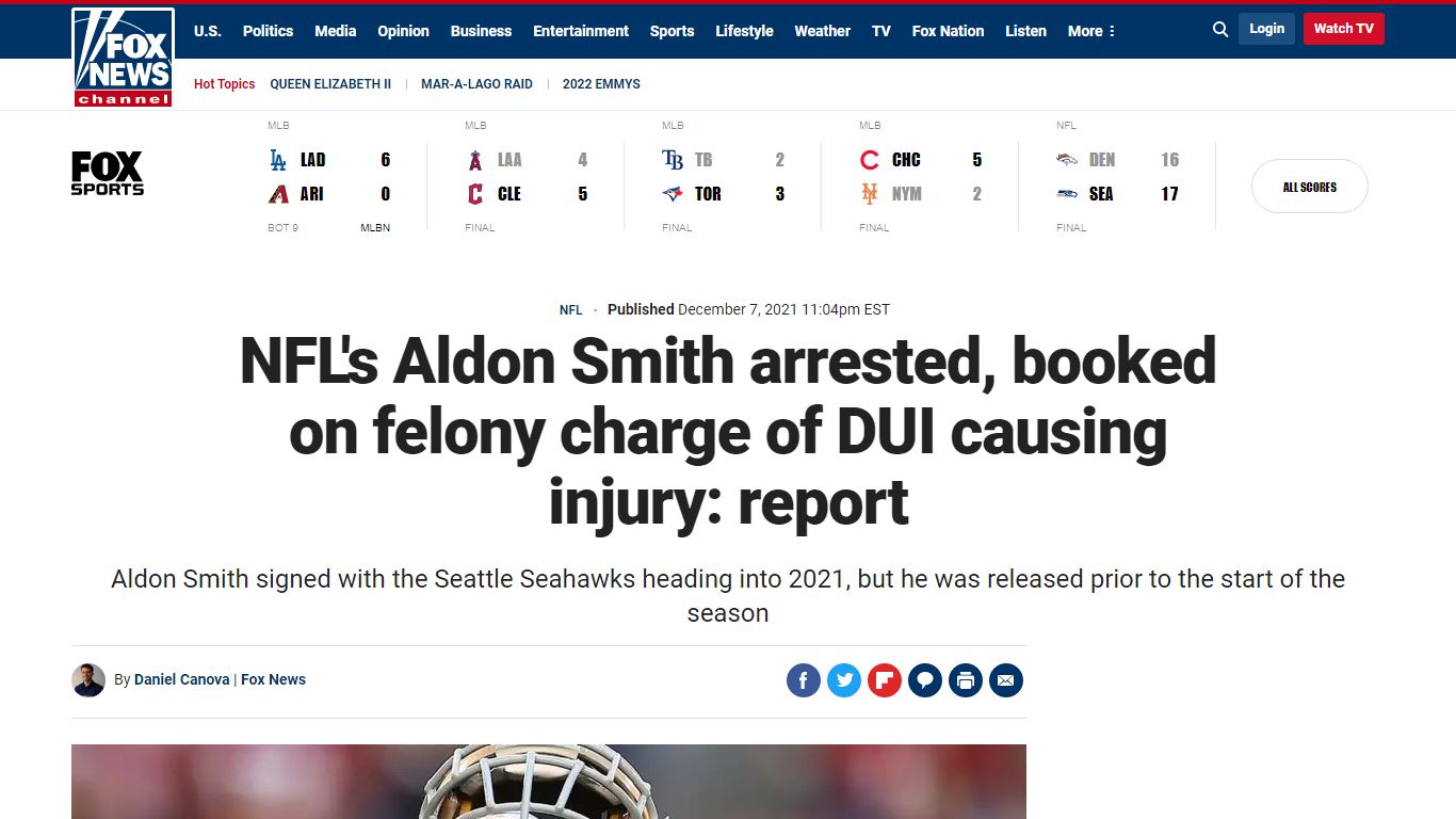 NFL's Aldon Smith arrested, booked on felony charge of DUI causing ...
